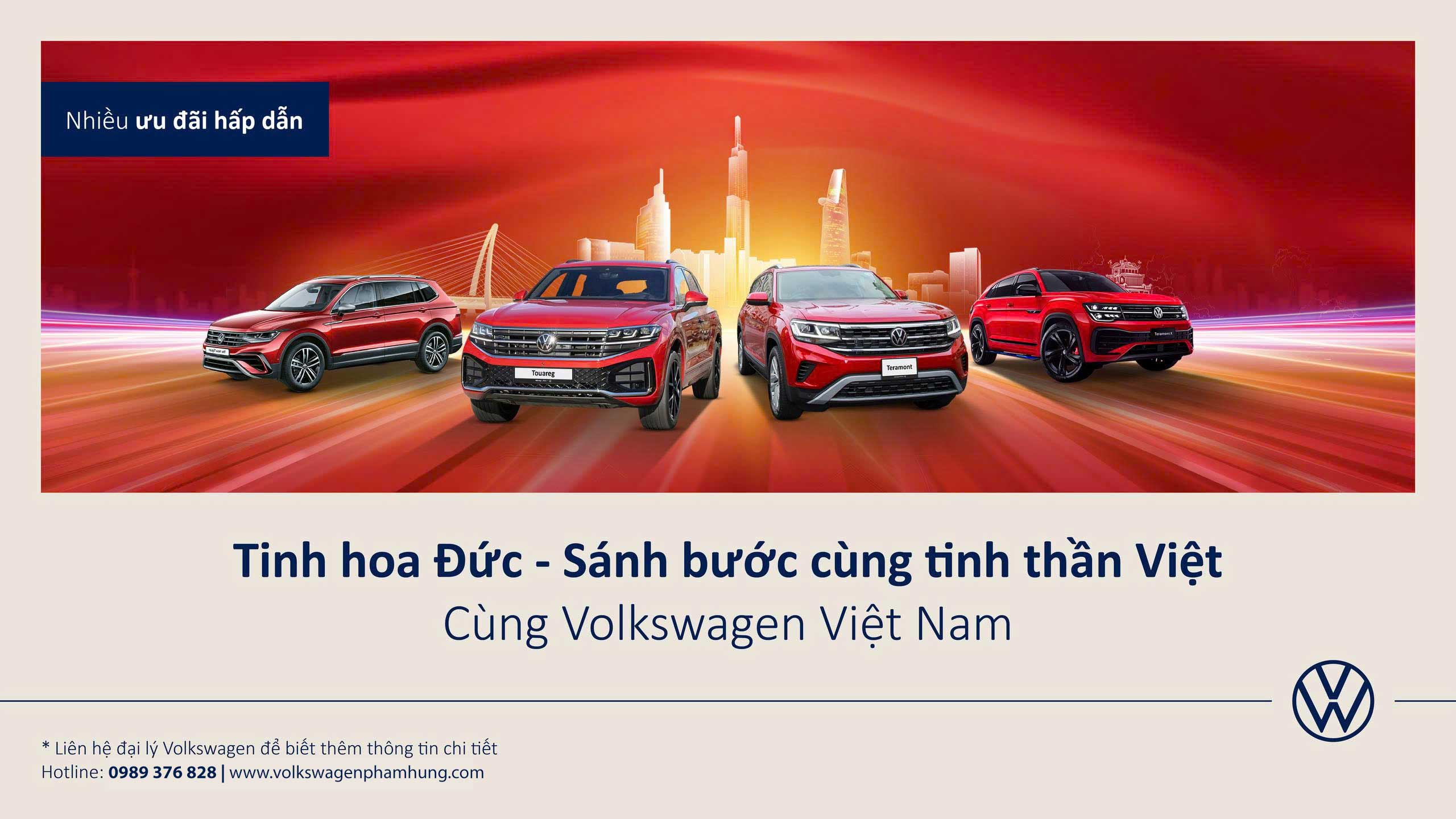Volkswagen Việt Nam tung ưu đãi hấp dẫn cho dàn SUV và MPV trong tháng 12