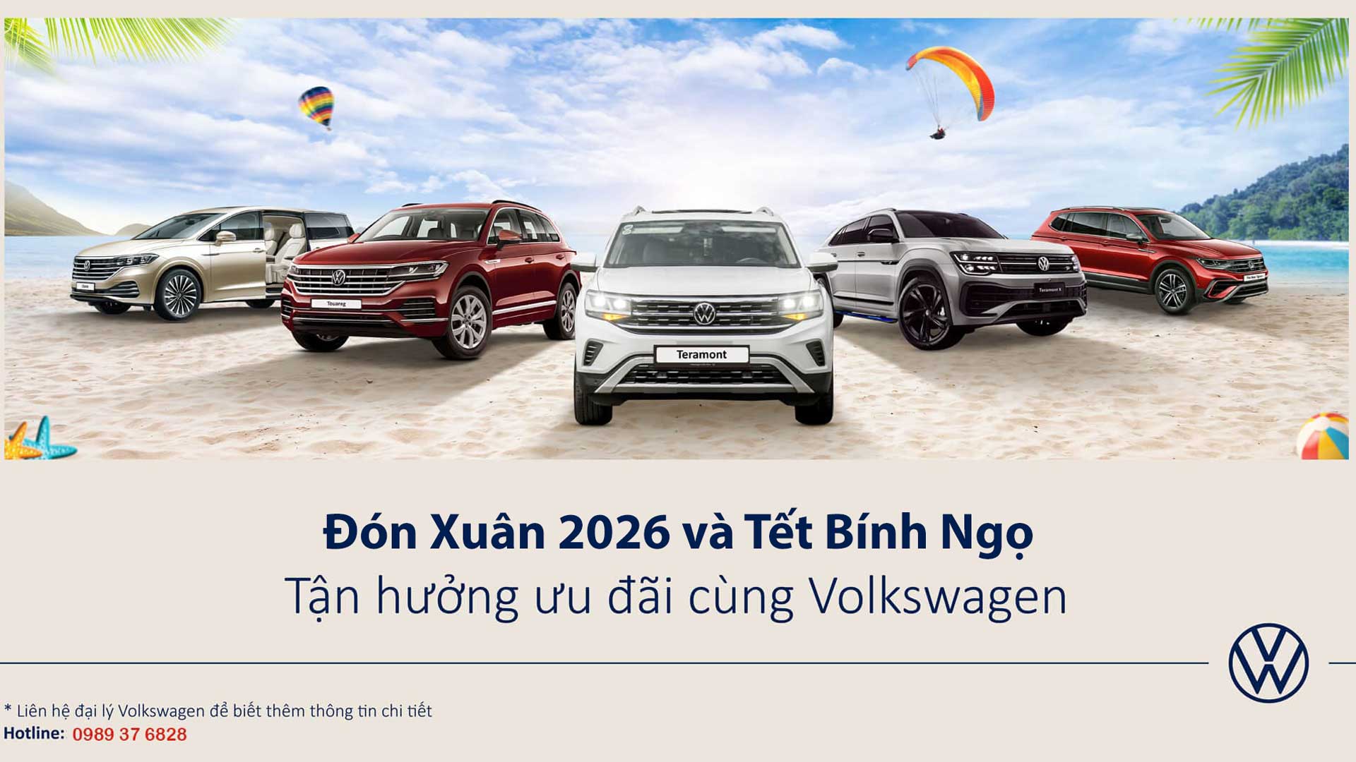 Bảng giá xe Volkswagen và Ưu đãi độc quyền tháng 12/2025