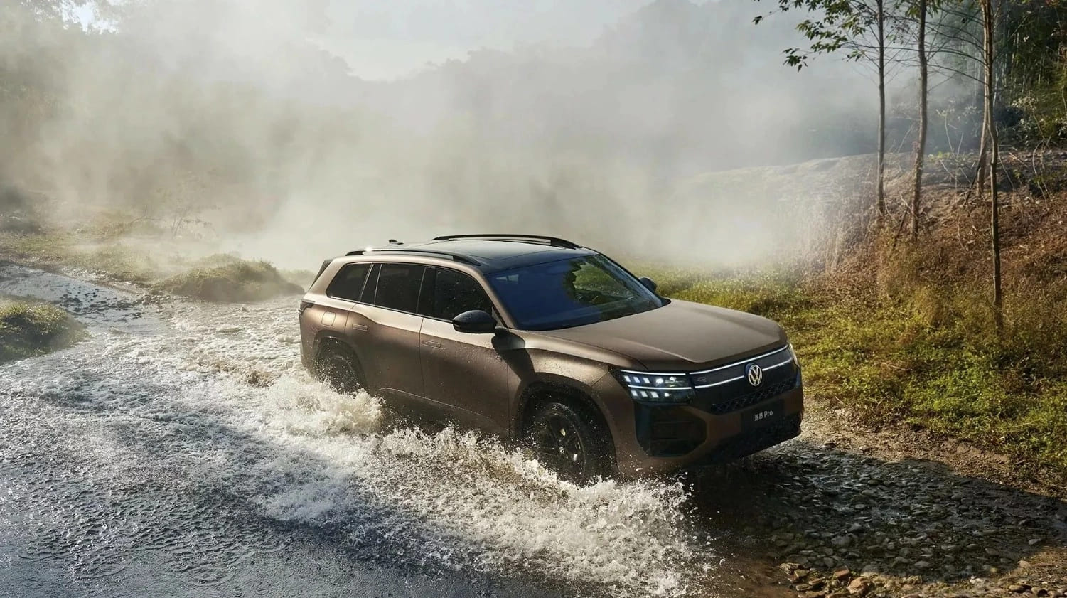 Thiết kế SUV truyền thống giống Teramont nhập Mỹ.