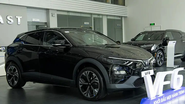 VinFast VF6 Eco là mẫu SUV điện cỡ B mang phong cách trẻ trung. (Ảnh: VinFast Times City)