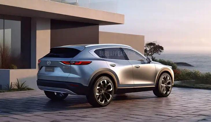 Vince Burlapp gần đây đã hình dung ra diện mạo của chiếc Mazda CX-5 thế hệ tiếp theo sử dụng động cơ điện. Mazda CX-5 là một mẫu bán chạy ở Việt Nam. Mặc dù xe còn chưa ra mắt, do đó cũng chưa có kế hoạch phân phối cụ thể, nhưng cũng không loại trừ khả năng Mazda thử đưa một vài chiếc về Việt Nam để thăm dò thị trường - Ảnh: Burlapp
