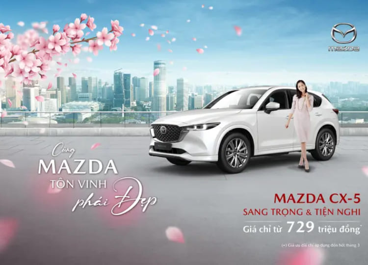 THACO AUTO dành nhiều ưu đãi đặc biệt cho phái đẹp trong tháng 3