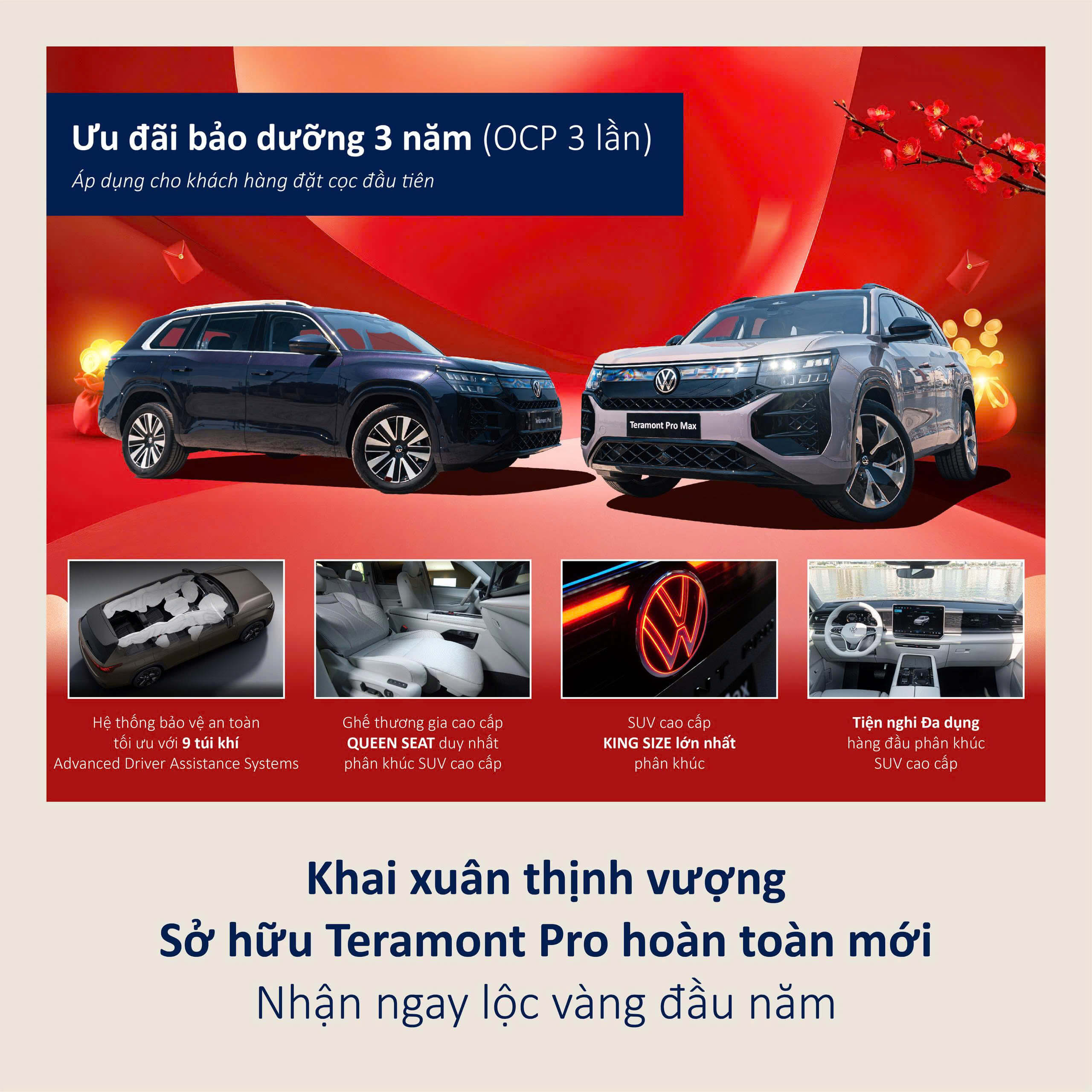 Ưu đãi Teramont Pro và Teramont Pro Max